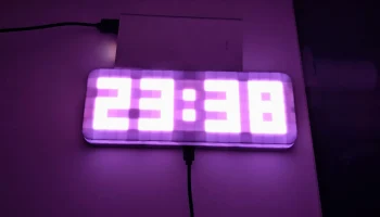 Цифровые пиксельные часы RGB (Prusa Mini) 1