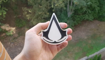 Магнит с логотипом Assassins Creed 1