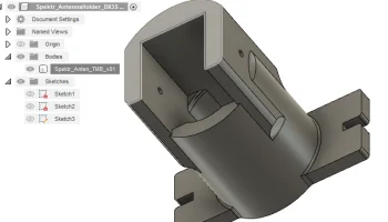 Держатель антенны Spektrum DX3E 4