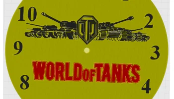 Часы Wot многоцветные