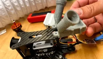 Tyro129 (Tyro119) Верхнее крепление антенны DJI FPV с GPS... 2