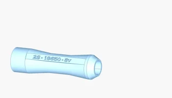 2-элементный адаптер для фонарика на 2S 18650 1