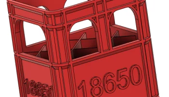 Пивной ящик для батареек 18650. 1