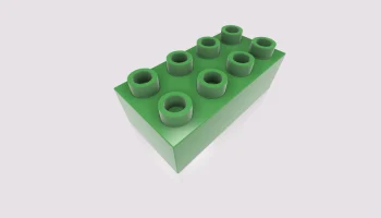 LEGO DUPLO Кирпич 2x4 - 3011 LEGO DUPLO Кирпич 2x4 - 3011