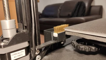 Ender 3 S1 - насадка-щетка и продувочное ведро с макросом... 1