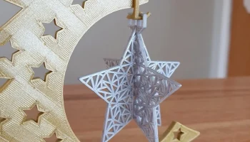 Звездная елочная безделушка 1