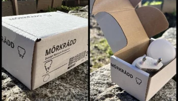 полнолуние на Рождество - ночник - m&ouml;rkr&auml;dd 9