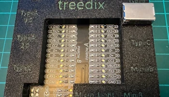 Корпус для тестера USB-кабелей Treedix