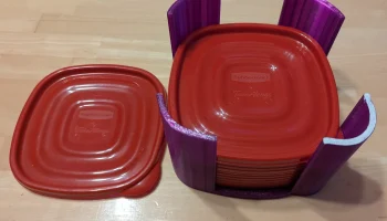 Органайзер с квадратной крышкой Rubbermaid 2