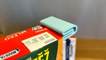 Картонный зажим для молока 1