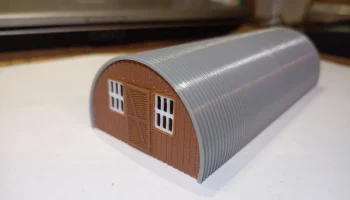 Nissenh&uuml;tte / Nissen Hut в H0 / 1:87 1