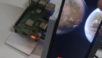 Pi Digital Clock 7,84-дюймовый дисплей