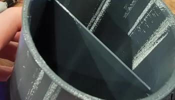 Мини-контейнер для косметики сверху и снизу - разделитель 2