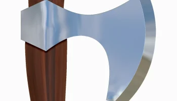Распечатанный на 3D-принтере топор викинга - полноразмер... 3