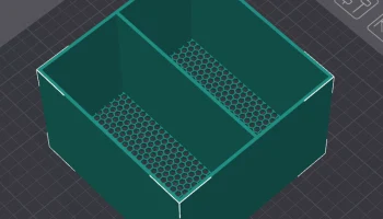 HexaBox - контейнер для хранения с двумя отсеками...