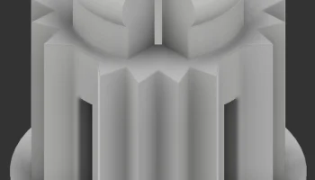 faucet handle spline insert (drehknopf)