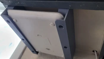 Кухонные весы под держателем шкафа 5