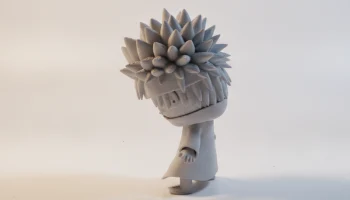 Chibi Gon Freecss From Hunter X Hunter с фигуркой удочки... 2
