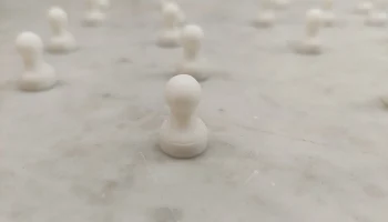Магнитный штифт из 2 частей для магнита 10x2 мм...
