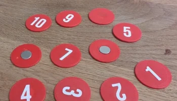 Taktische Zeichen Nummerierung f&uuml;r Kartenmarkierung, Scha... 1