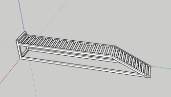 Автомобильная рампа в масштабе 1/64.........................