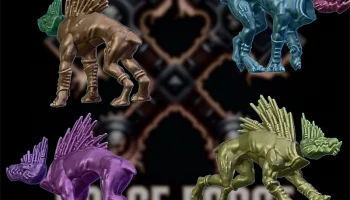 Savage Tracker Beasts - Alien Hunting Hounds STL Pack 4