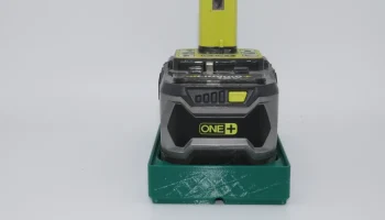 Держатель батареи Gridfinity Ryobi 2