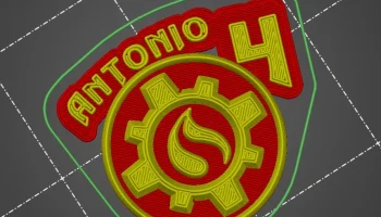Магнит Pompiere Sam Antonio с логотипом, 4 шт....