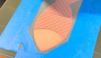 3D-печать на ткани: Гибкая рыба 2