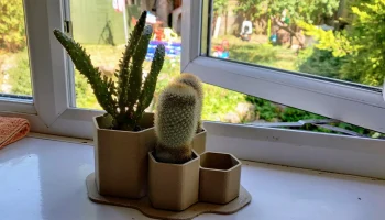 Маленький многоярусный шестигранный горшок для молодых ка... 2