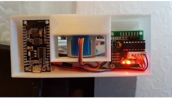 Hollow Clock Remix использует интернет-время с ESP8266 3