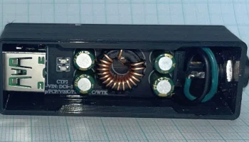 Чехол-кнопка для модуля понижения заряда QC USB A&C 2