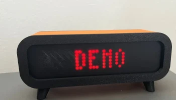 ретро-часы с MAX7219