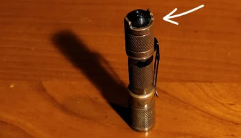 Замена кнопки крышки для фонаря Lumintop Tool AAA