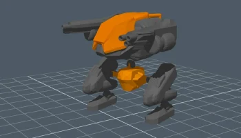 Suppressor Mech ||| Steel Wind Project 1