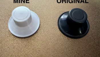 Замок катушки (зажим) для катушки Akai 4000DS с катушки 1