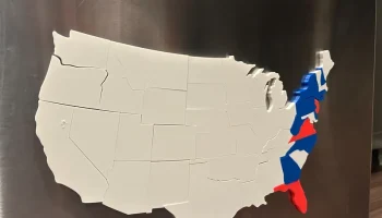 Магнит "Been There" США - головоломка о путешествиях...... 1