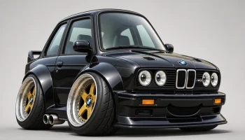 Карикатура BMW e30 M3 №2