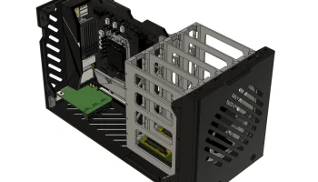 Корпус NAS ITX с 4 отсеками с возможностью горячей замены 1