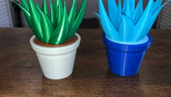 Настольное растение в горшке (полностью напечатано на 3D... 8