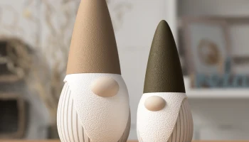 Минималистичное украшение в виде гнома 1