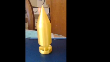 2-дюймовый испытательный снаряд картофельной пушки......