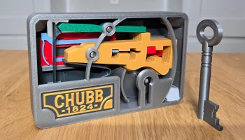 Детекторный замок Chubb 1824 года Детекторный замок Chubb 1824 года