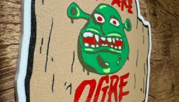 Shrek Beware Ogre Магнит (разноцветный)(магниты 8х3мм)...... 1