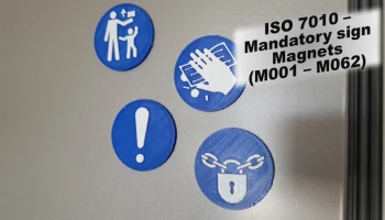 ISO 7010 - Обязательные магниты для знаков... ISO 7010 - Обязательные магниты для знаков...