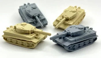 Танк Mini Tiger 1 в масштабе 1/200 от L3D PrintLab 6