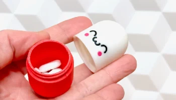 Kawaii Pill Box (милые мордашки на хранение)... 5