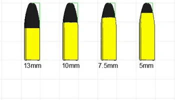 Пули ТПУ/ПЛА (8х30 мм) без ММУ/клея!  | РЕМИКС на Glock 1... 2