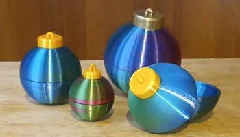 Сюрприз внутри! Рождественские игрушки с завинчивающейся ... 2