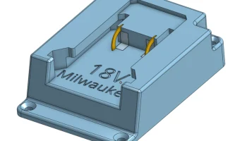 Модуль адаптера адаптера разъема аккумулятора Milwaukee ... 1